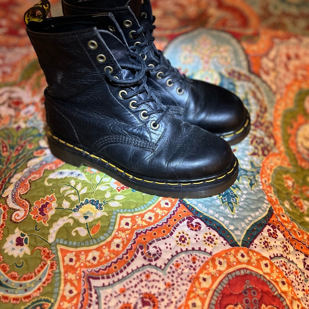 Dr. Martens Black Leather Boots